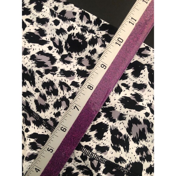 ZYIA ACTIVE WORKOUT LEGGINGS SIDE POCKETS ANIMAL PRINT 4 SMALL - Picture 5 of 8